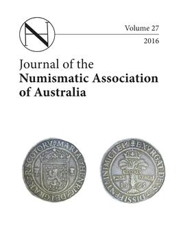 Journal of the Numismatic Association of Australia Imprint