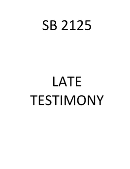 Sb2125 Testimony Wtl-Hwn 02-03