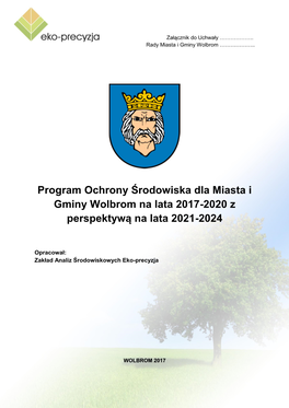 Program Ochrony Środowiska Dla Gminy Wolbrom