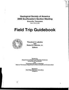 Field Trip Guidebook