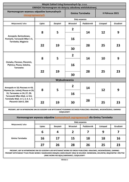 Wybudowania 2 Annopole Nr 10; Piecewo Nr 43; 14 Płytnica (Os