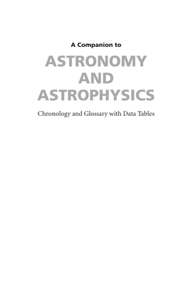 A Companion to Astronomy and Astrophysics, Lang, Springer 2006.Pdf