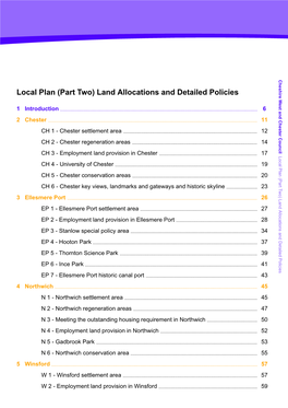 Local Plan (Part Two) Land Allocations and Detailed Policies
