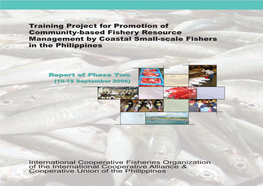 Training Project for Promotion of Community-Based Fishery Resource Management by Coastal Small-Scale Fishers in the Philippines