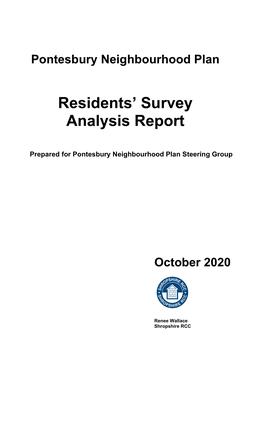 Residents' Survey Analysis Report