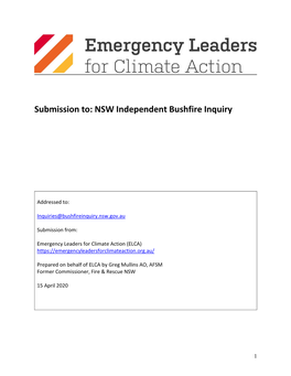 NSW Independent Bushfire Inquiry