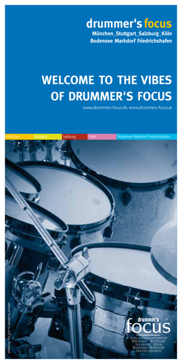Drummer's Focus Brochure English Version 2010