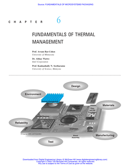 Fundamentals of Thermal Management