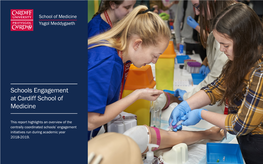 Schools Engagement at Cardiff School of Medicine