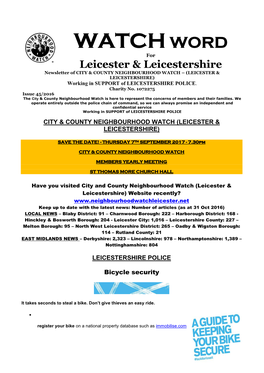 Leicester & Leicestershire