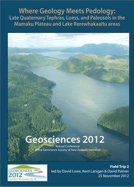 Geosciences 2012 Annual Conference of the Geoscience Society of New Zealand, Hamilton