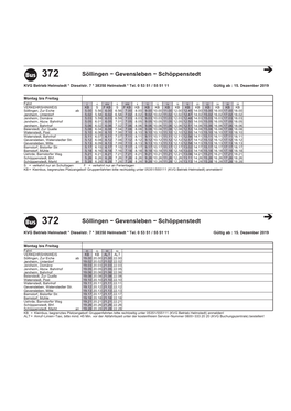 Gevensleben − Schöppenstedt KVG Betrieb Helmstedt * Dieselstr