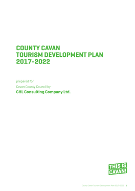 County Cavan Tourism Development Plan 2017-2022