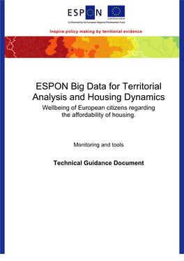 ESPON Big Data-Guidance Document.Pdf