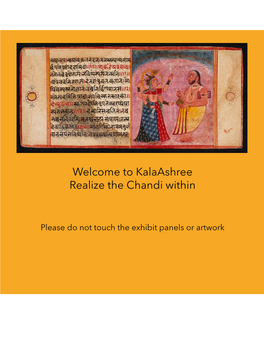 Welcome to Kalaashree Realize the Chandi Within