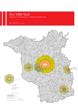 Aufteilung Des Verbundgebietes in Tarifwaben Und Tarifbereiche