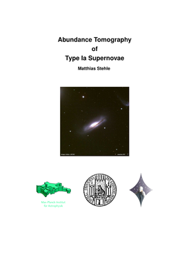 Abundance Tomography of Type Ia Supernovae