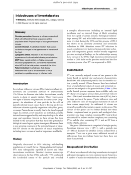 Iridoviruses of Invertebrates 161