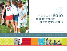 Summer Programs