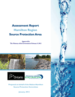 Assessment Report Hamilton Region Source Protection Area