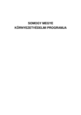 Somogy Megye Környezetvédelmi Programja