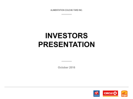 Investors Presentation