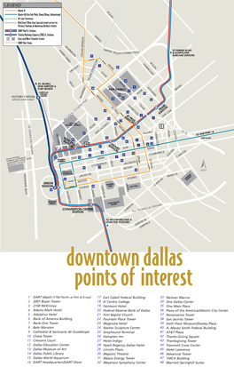 Downtown Dallas Map with Interest.Eps