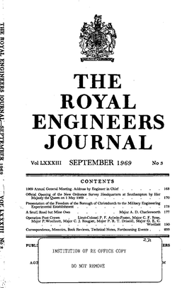 Royal Engineers Journal