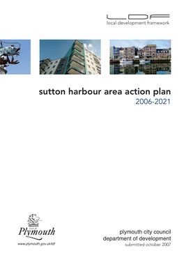 Sutton Harbour Area Action Plan 2006-2021
