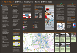 Schoolroutekaart Sint-Niklaas - Waasmunster - Stekene - Sint-Gillis-Waas