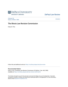 The Illinois Law Revision Commission