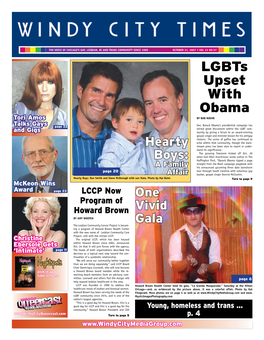 Lgbts Upset with Obama Tori Amos by Bob Roehr