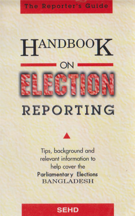 Handbook on Election Reporting
