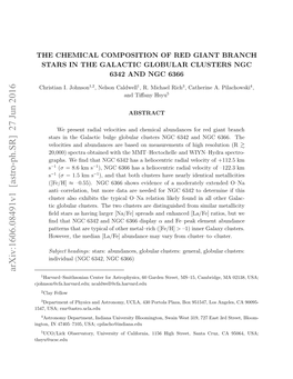 The Chemical Composition of Red Giant Branch Stars in the Galactic Globular Clusters NGC 6342 and NGC 6366