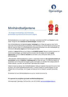 Minihåndballjentene