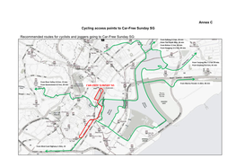 Annex C Cycling Access Points to Car-Free Sunday SG