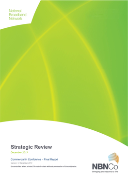 Strategic Review December 2013