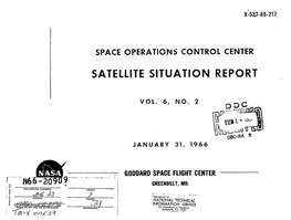 Satellite Situation Report