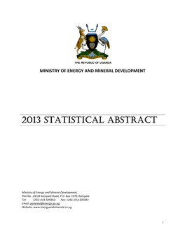 2013 Statistical Abstract