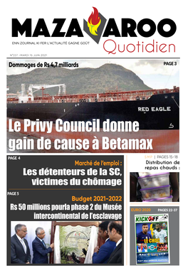 Quotidien Le Privy Council Donne Gain De Cause À Betamax