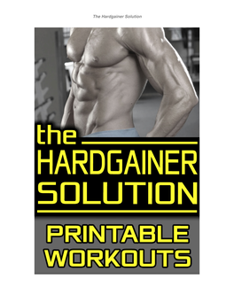 Hgs Printable Workouts