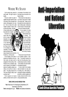 Anti-Imperialism and National Liberation