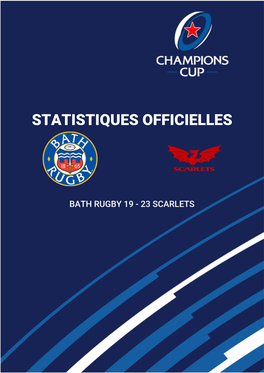 Statistiques Officielles