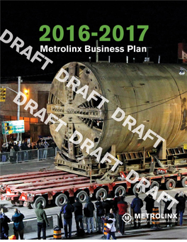 Metrolinx 2016/17 Business Plan