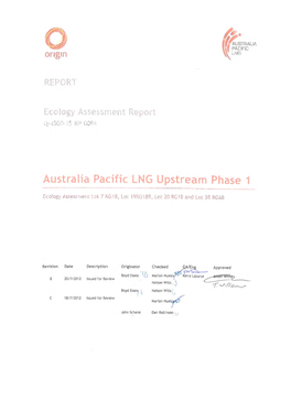 Ecology Assessment Report
