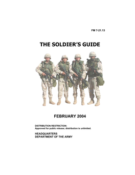 The Soldier's Guide