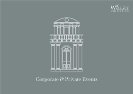 The Wallace Collection — Corporate and Private Events Brochure