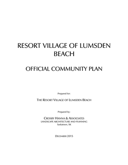 Resort Village of Lumsden Beach