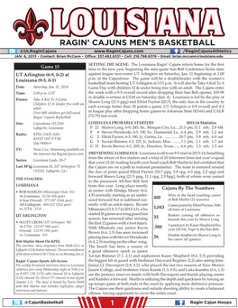 Ragin' Cajuns Men's Basketball