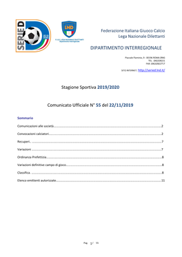 Dipartimento Interregionale